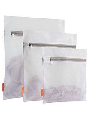 Mesh Laundry Bags Set Delicates Wash Bags Zipper Bra Sock Clothing Organizer